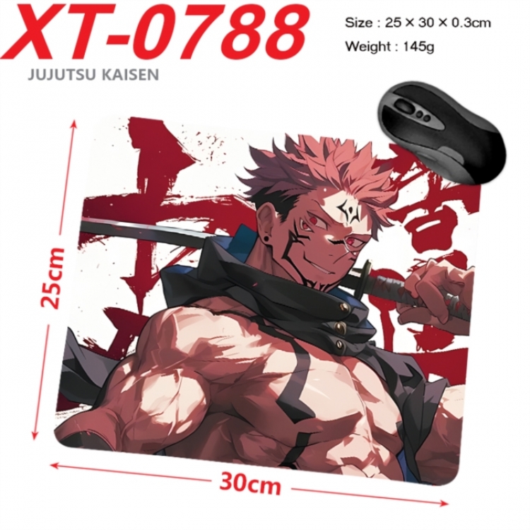 Jujutsu Kaisen Anime peripheral new lock edge mouse pad 25X30cm