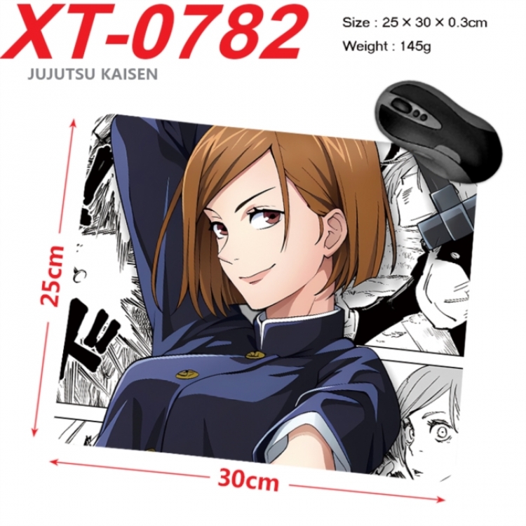 Jujutsu Kaisen Anime peripheral new lock edge mouse pad 25X30cm