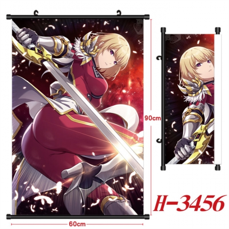 Solo Leveling:Arise Anime Black Plastic Rod Canvas Painting Wall Scroll 60X90CM
