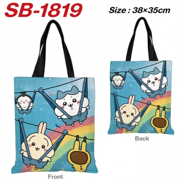 Chiikawa Anime Canvas Handheld Shoulder Bag Handbag Shopping Bag 38X35CM SB-1819