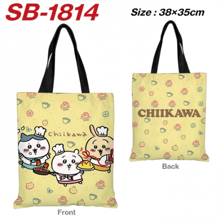 Chiikawa Anime Canvas Handheld Shoulder Bag Handbag Shopping Bag 38X35CM SB-1814
