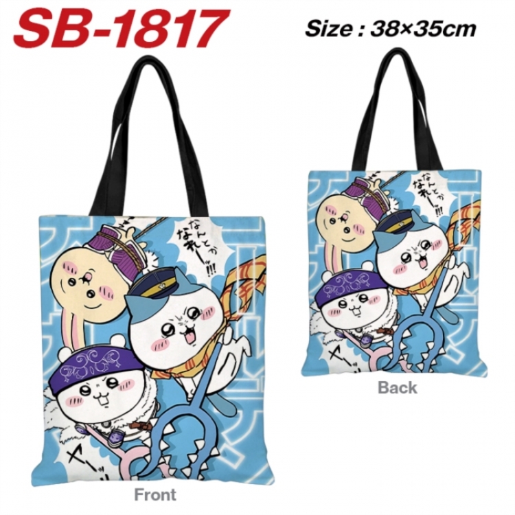 Chiikawa Anime Canvas Handheld Shoulder Bag Handbag Shopping Bag 38X35CM SB-1817