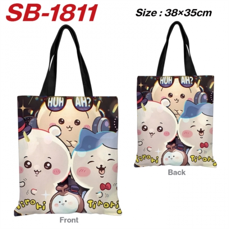 Chiikawa Anime Canvas Handheld Shoulder Bag Handbag Shopping Bag 38X35CM SB-1811