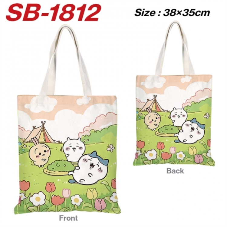Chiikawa Anime Canvas Handheld Shoulder Bag Handbag Shopping Bag 38X35CM SB-1812