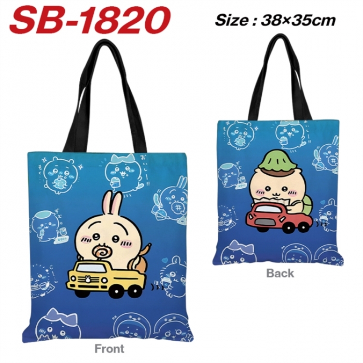 Chiikawa Anime Canvas Handheld Shoulder Bag Handbag Shopping Bag 38X35CM SB-1820