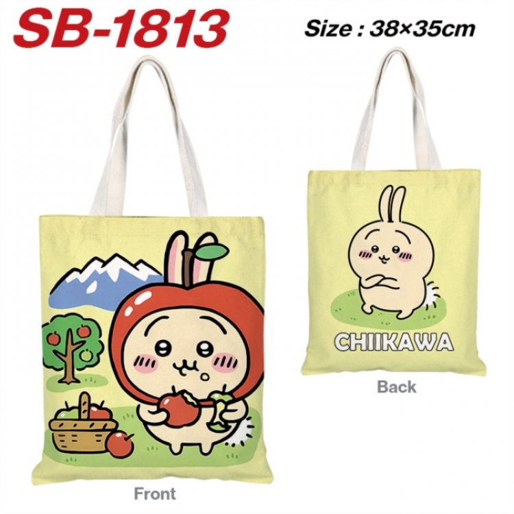 Chiikawa Anime Canvas Handheld Shoulder Bag Handbag Shopping Bag 38X35CM SB-1813