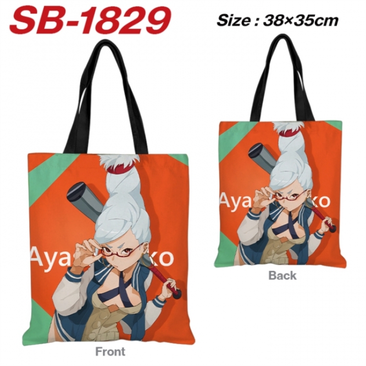 Dandadan Anime Canvas Handheld Shoulder Bag Handbag Shopping Bag 38X35CM SB-1829
