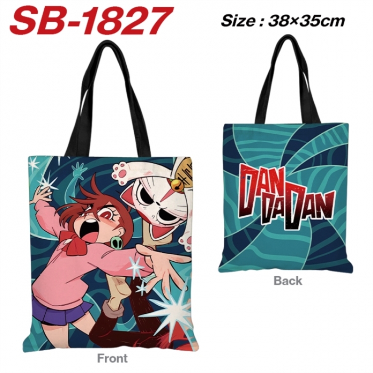 Dandadan Anime Canvas Handheld Shoulder Bag Handbag Shopping Bag 38X35CM SB-1827