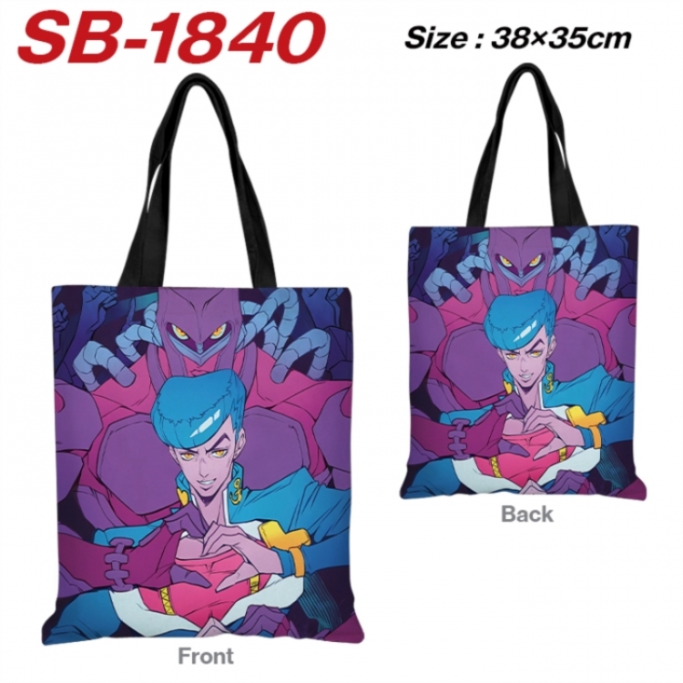JoJos Bizarre Adventure Anime Canvas Handheld Shoulder Bag Handbag Shopping Bag 38X35CM SB-1840