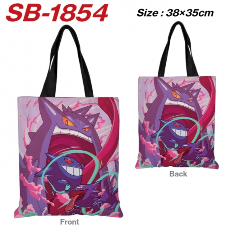 Pokemon Anime Canvas Handheld Shoulder Bag Handbag Shopping Bag 38X35CM SB-1854