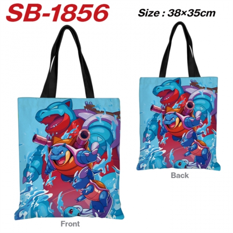 Pokemon Anime Canvas Handheld Shoulder Bag Handbag Shopping Bag 38X35CM SB-1856