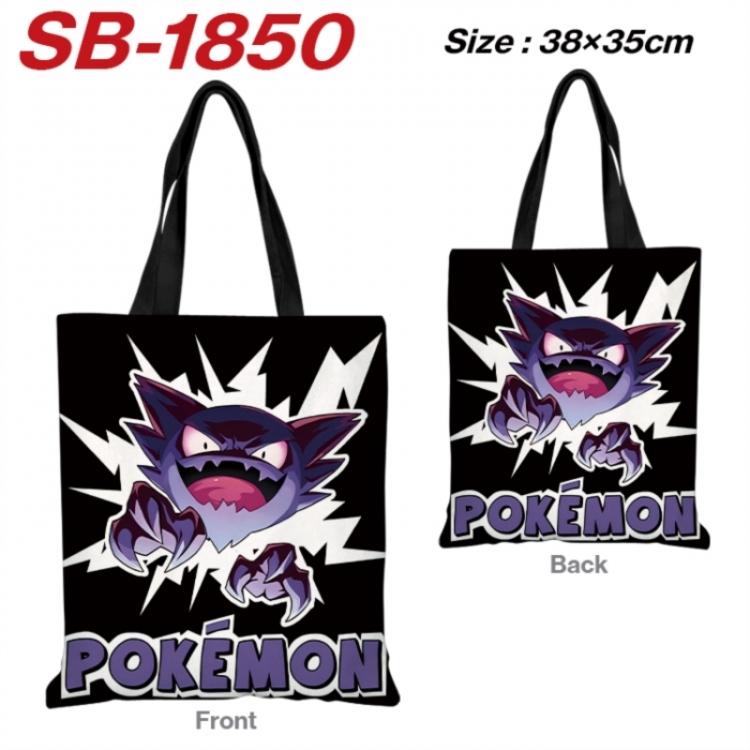 Pokemon Anime Canvas Handheld Shoulder Bag Handbag Shopping Bag 38X35CM SB-1850