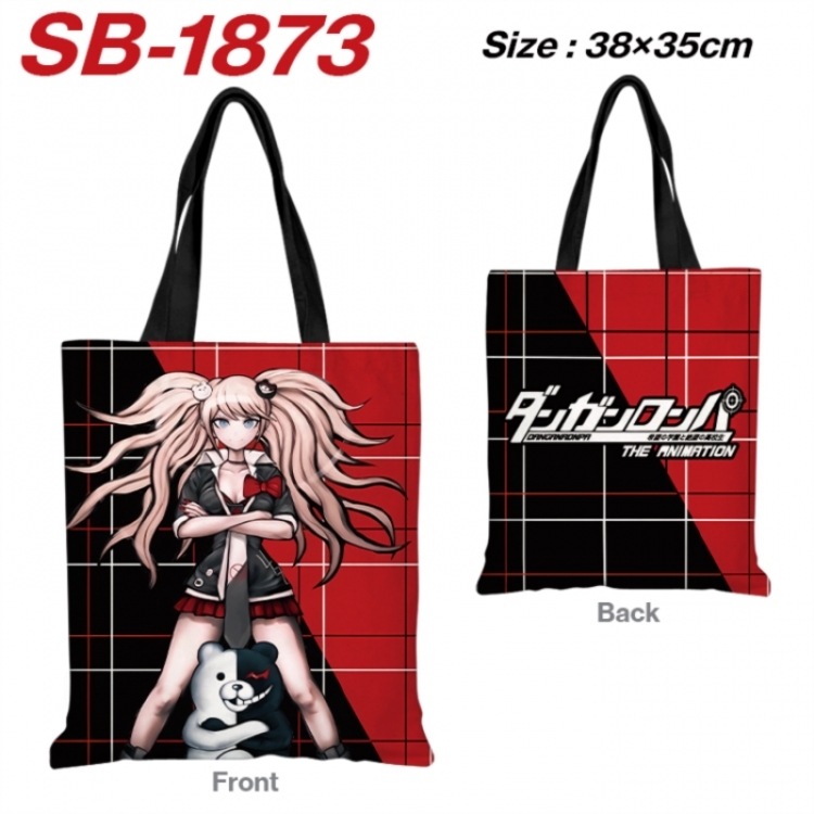 Dangan-Ronpa Anime Canvas Handheld Shoulder Bag Handbag Shopping Bag 38X35CM SB-1873
