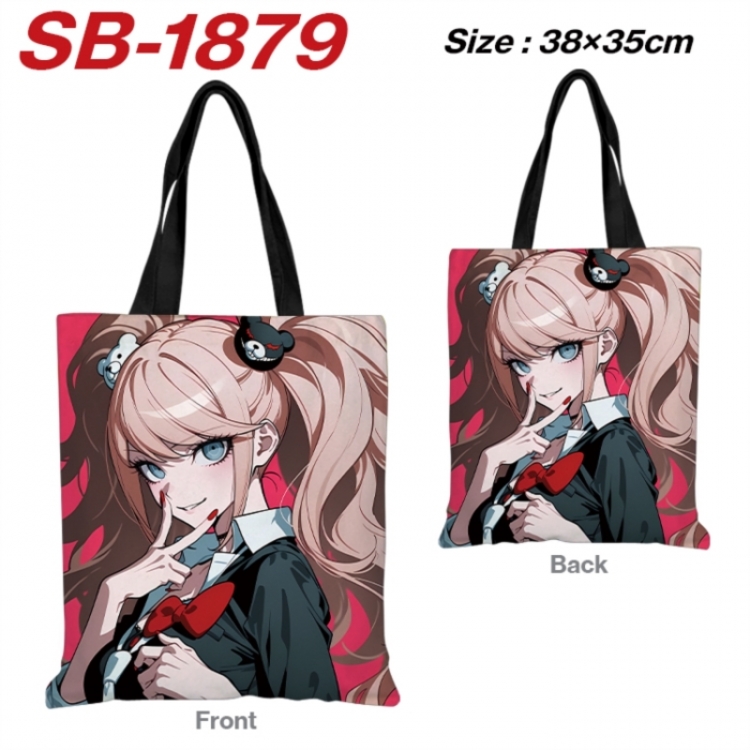 Dangan-Ronpa Anime Canvas Handheld Shoulder Bag Handbag Shopping Bag 38X35CM SB-1879