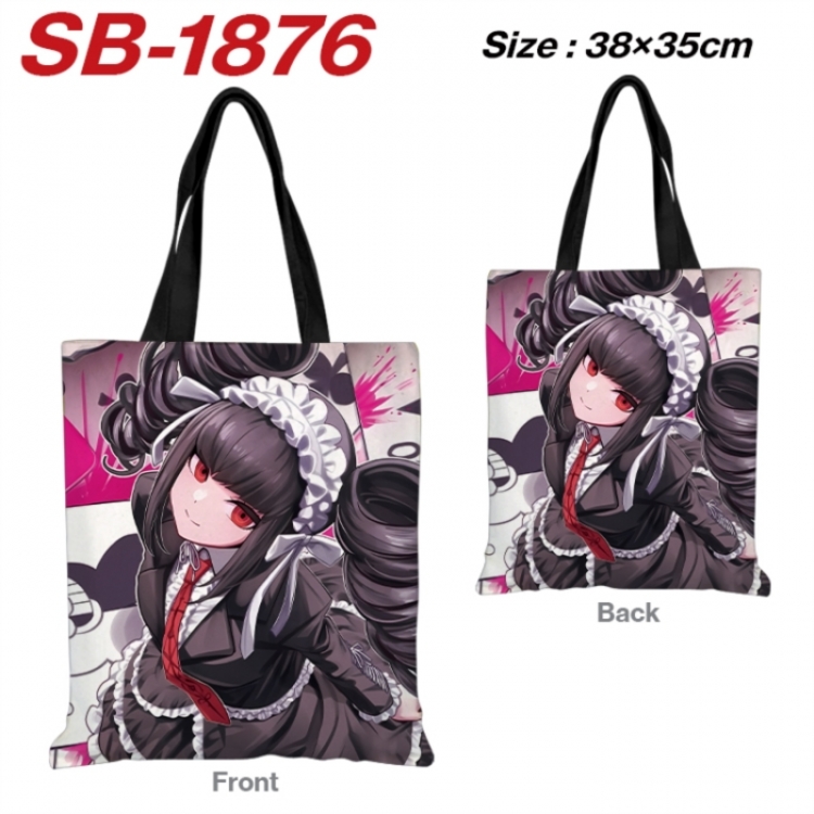 Dangan-Ronpa Anime Canvas Handheld Shoulder Bag Handbag Shopping Bag 38X35CM SB-1876