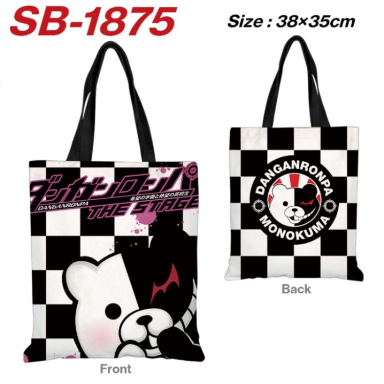 Dangan-Ronpa Anime Canvas Handheld Shoulder Bag Handbag Shopping Bag 38X35CM SB-1875