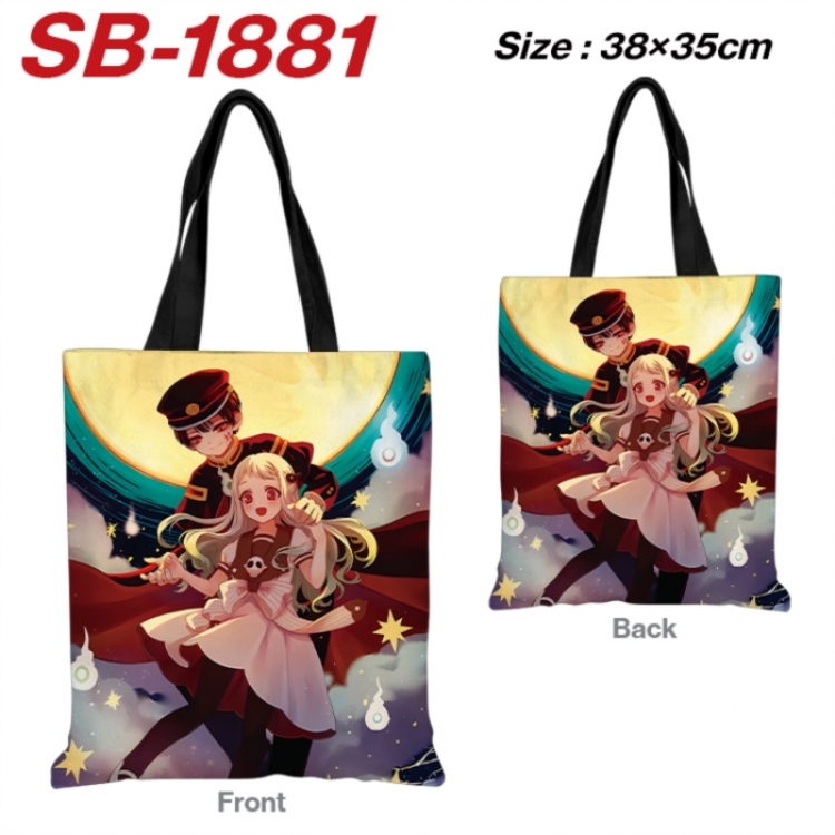 Toilet-bound Hanako-kun Anime Canvas Handheld Shoulder Bag Handbag Shopping Bag 38X35CM SB-1881