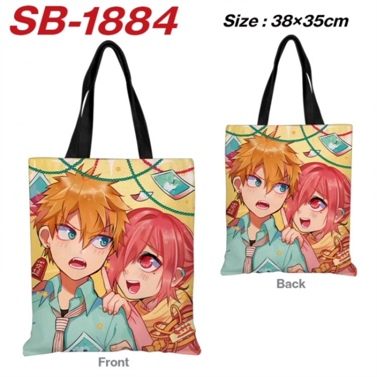 Toilet-bound Hanako-kun Anime Canvas Handheld Shoulder Bag Handbag Shopping Bag 38X35CM SB-1884