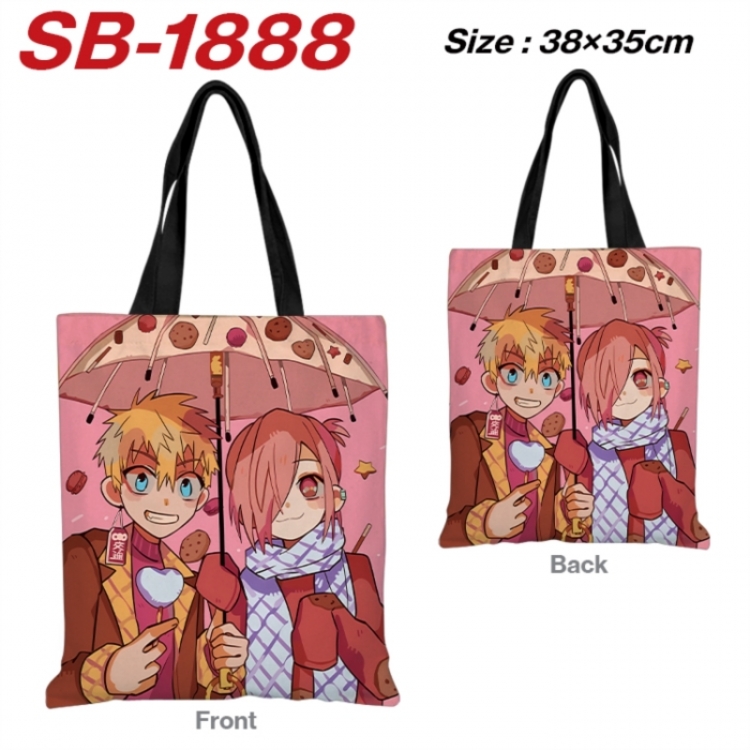 Toilet-bound Hanako-kun Anime Canvas Handheld Shoulder Bag Handbag Shopping Bag 38X35CM SB-1888