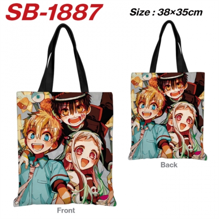Toilet-bound Hanako-kun Anime Canvas Handheld Shoulder Bag Handbag Shopping Bag 38X35CM SB-1887