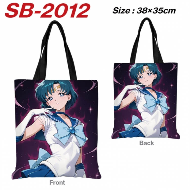 sailormoon Anime Canvas Handheld Shoulder Bag Handbag Shopping Bag 38X35CM