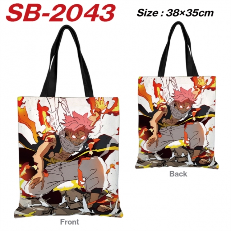 Fairy tail Anime Canvas Handheld Shoulder Bag Handbag Shopping Bag 38X35CM