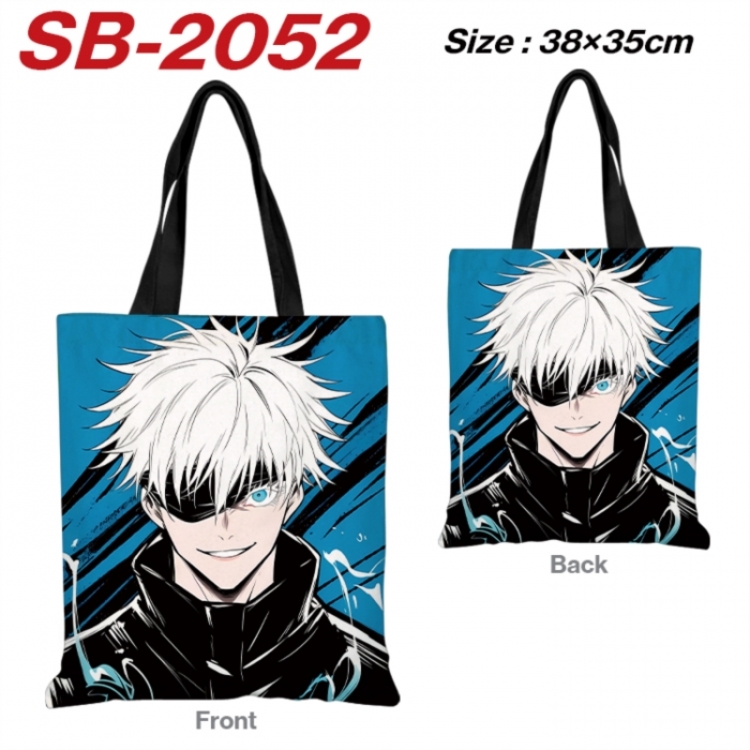 Jujutsu Kaisen Anime Canvas Handheld Shoulder Bag Handbag Shopping Bag 38X35CM