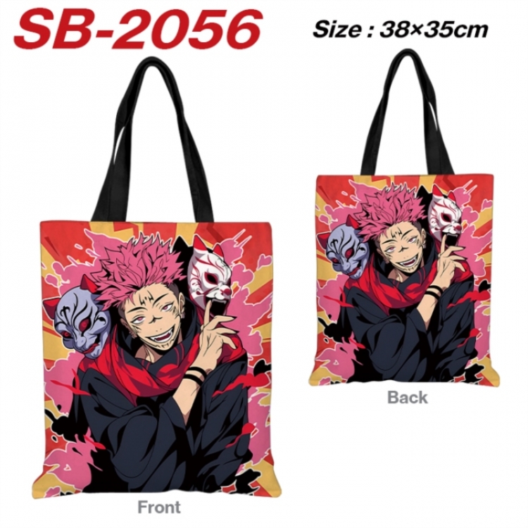 Jujutsu Kaisen Anime Canvas Handheld Shoulder Bag Handbag Shopping Bag 38X35CM