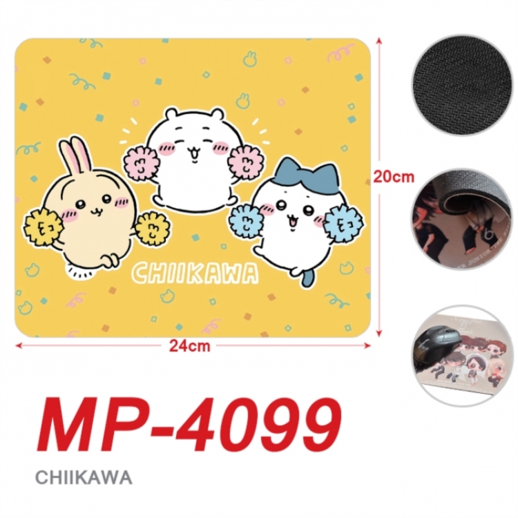 Chiikawa Anime Full Color Printing Mouse Pad Unlocked 20X24cm price for 5 pcs