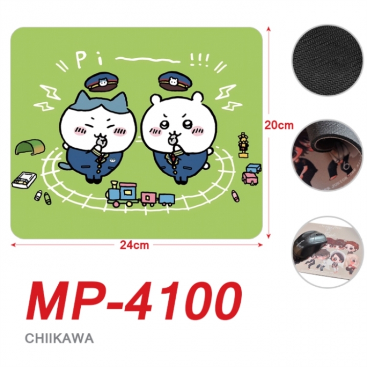 Chiikawa Anime Full Color Printing Mouse Pad Unlocked 20X24cm price for 5 pcs