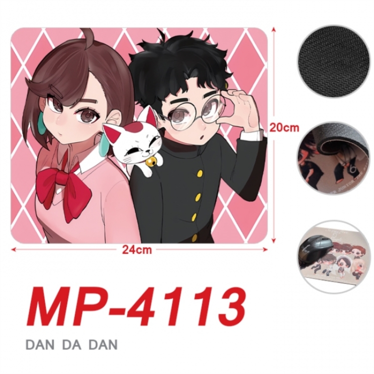 Dandadan Anime Full Color Printing Mouse Pad Unlocked 20X24cm price for 5 pcs