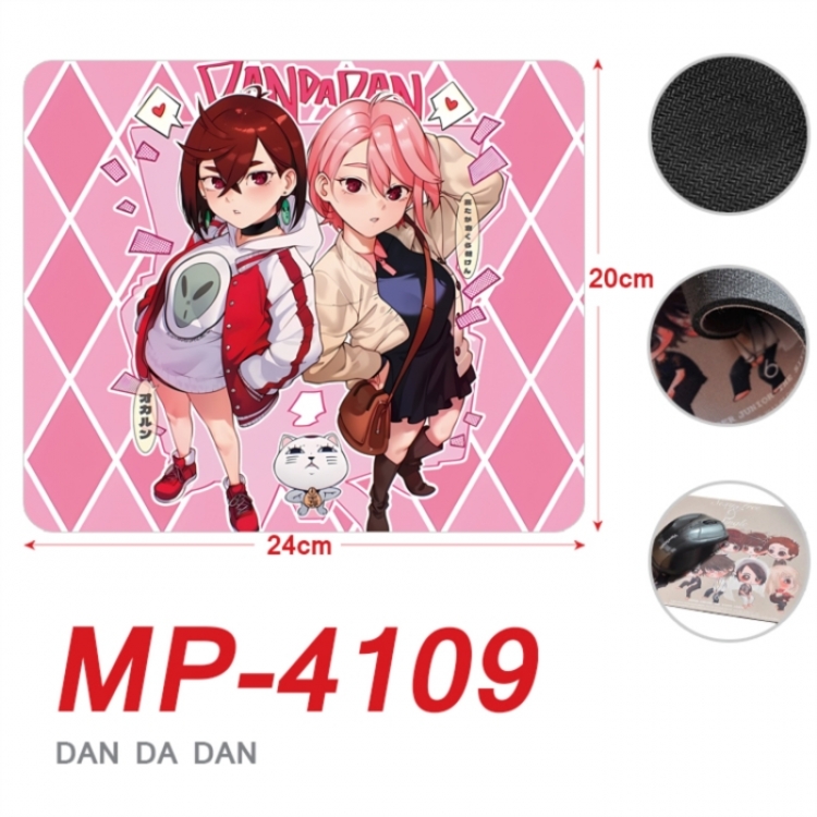 Dandadan Anime Full Color Printing Mouse Pad Unlocked 20X24cm price for 5 pcs