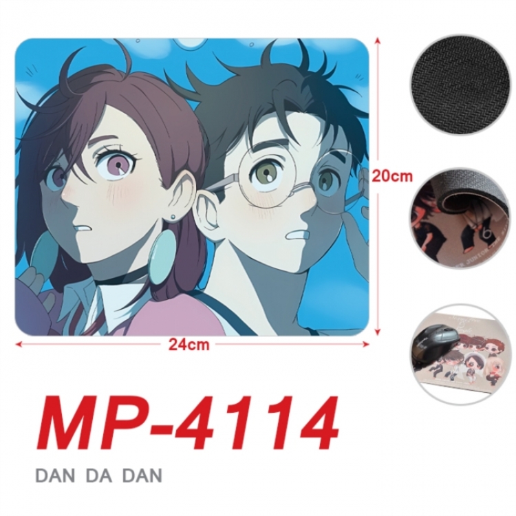Dandadan Anime Full Color Printing Mouse Pad Unlocked 20X24cm price for 5 pcs