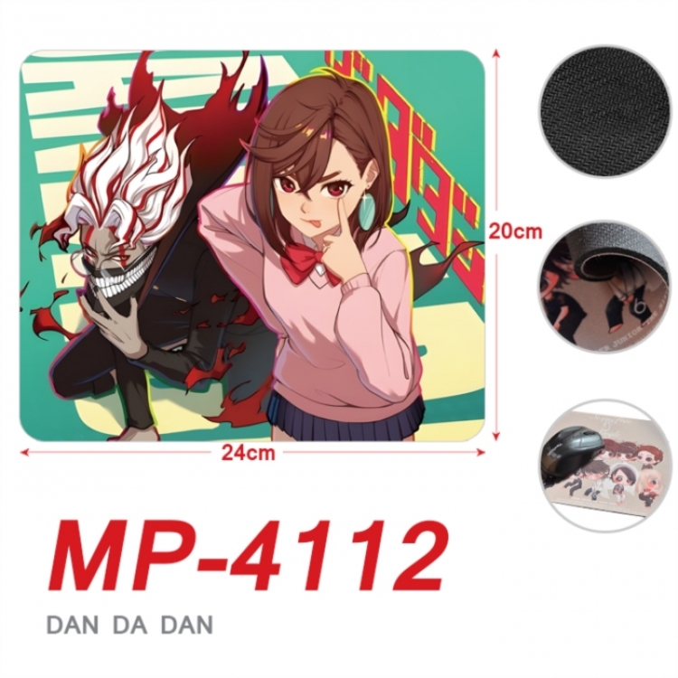 Dandadan Anime Full Color Printing Mouse Pad Unlocked 20X24cm price for 5 pcs