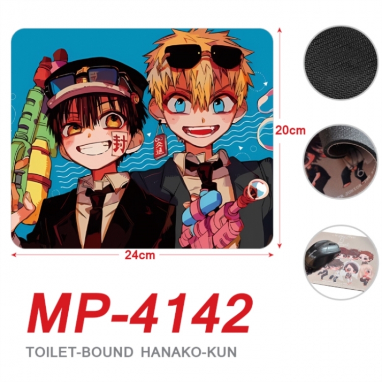 Toilet-bound Hanako-kun Anime Full Color Printing Mouse Pad Unlocked 20X24cm price for 5 pcs