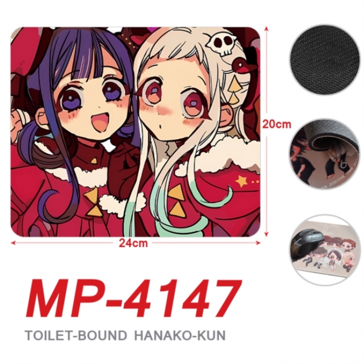 Toilet-bound Hanako-kun Anime Full Color Printing Mouse Pad Unlocked 20X24cm price for 5 pcs