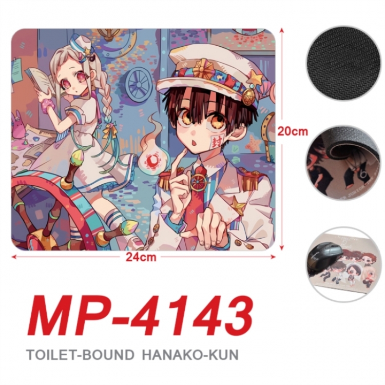 Toilet-bound Hanako-kun Anime Full Color Printing Mouse Pad Unlocked 20X24cm price for 5 pcs