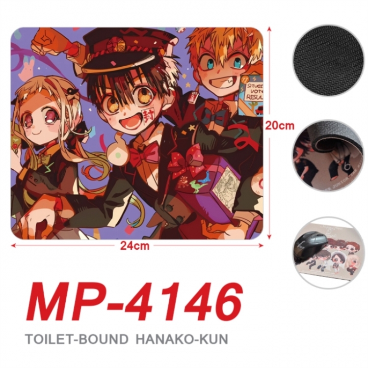 Toilet-bound Hanako-kun Anime Full Color Printing Mouse Pad Unlocked 20X24cm price for 5 pcs