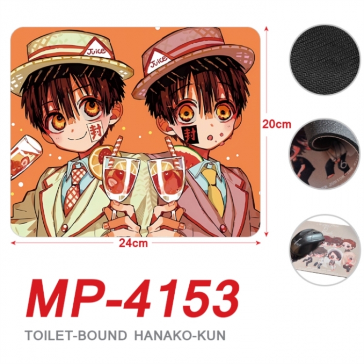 Toilet-bound Hanako-kun Anime Full Color Printing Mouse Pad Unlocked 20X24cm price for 5 pcs