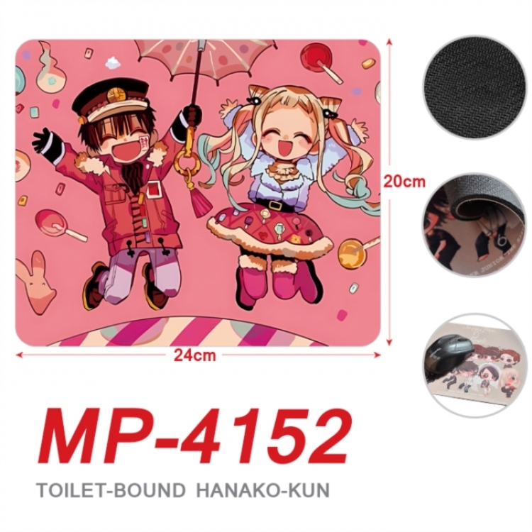 Toilet-bound Hanako-kun Anime Full Color Printing Mouse Pad Unlocked 20X24cm price for 5 pcs