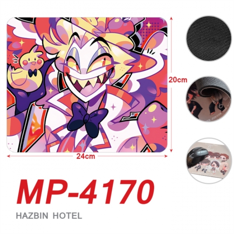 Hazbin Hotel Anime Full Color Printing Mouse Pad Unlocked 20X24cm price for 5 pcs