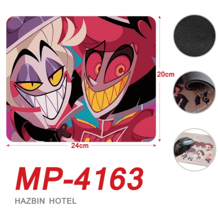 Hazbin Hotel Anime Full Color Printing Mouse Pad Unlocked 20X24cm price for 5 pcs