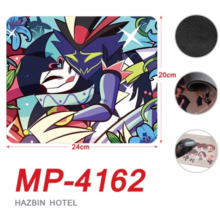 Hazbin Hotel Anime Full Color Printing Mouse Pad Unlocked 20X24cm price for 5 pcs