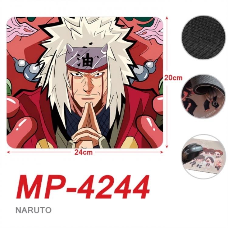Naruto Anime Full Color Printing Mouse Pad Unlocked 20X24cm price for 5 pcs