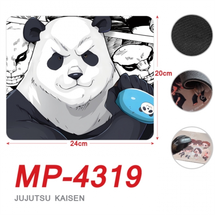 Jujutsu Kaisen Anime Full Color Printing Mouse Pad Unlocked 20X24cm price for 5 pcs