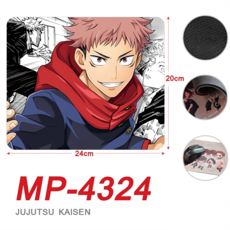 Jujutsu Kaisen Anime Full Color Printing Mouse Pad Unlocked 20X24cm price for 5 pcs