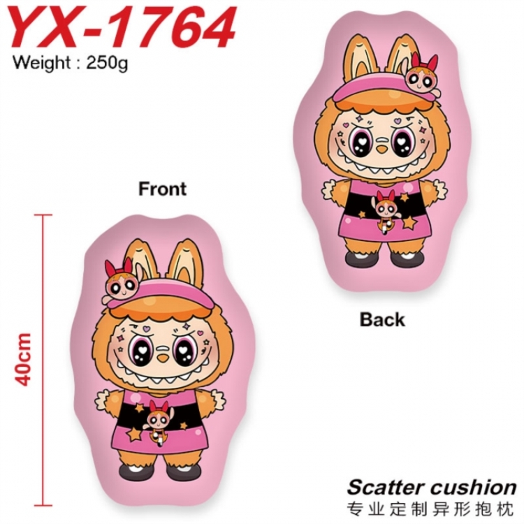 LABUBU Crystal plush shaped plush doll pillows and cushions 40CM