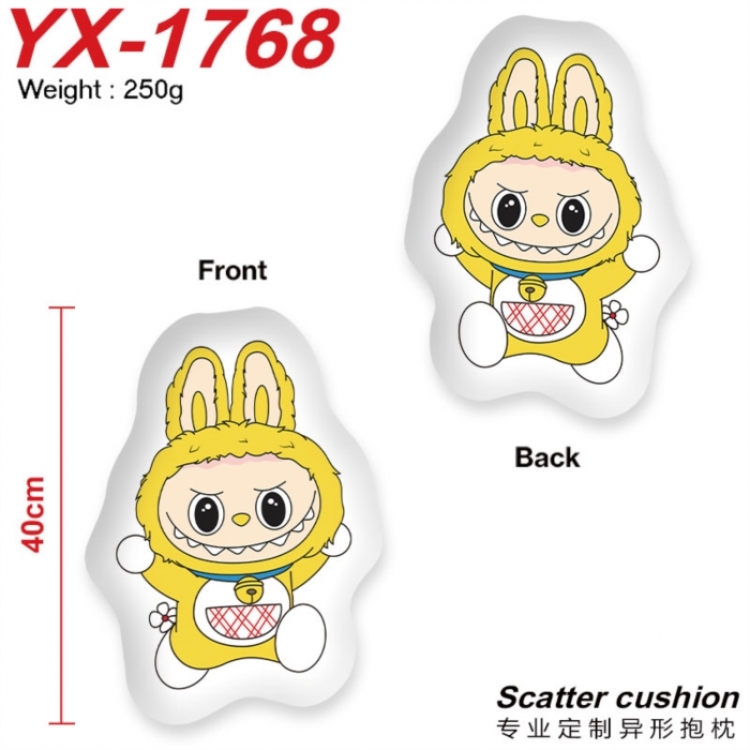 LABUBU Crystal plush shaped plush doll pillows and cushions 40CM