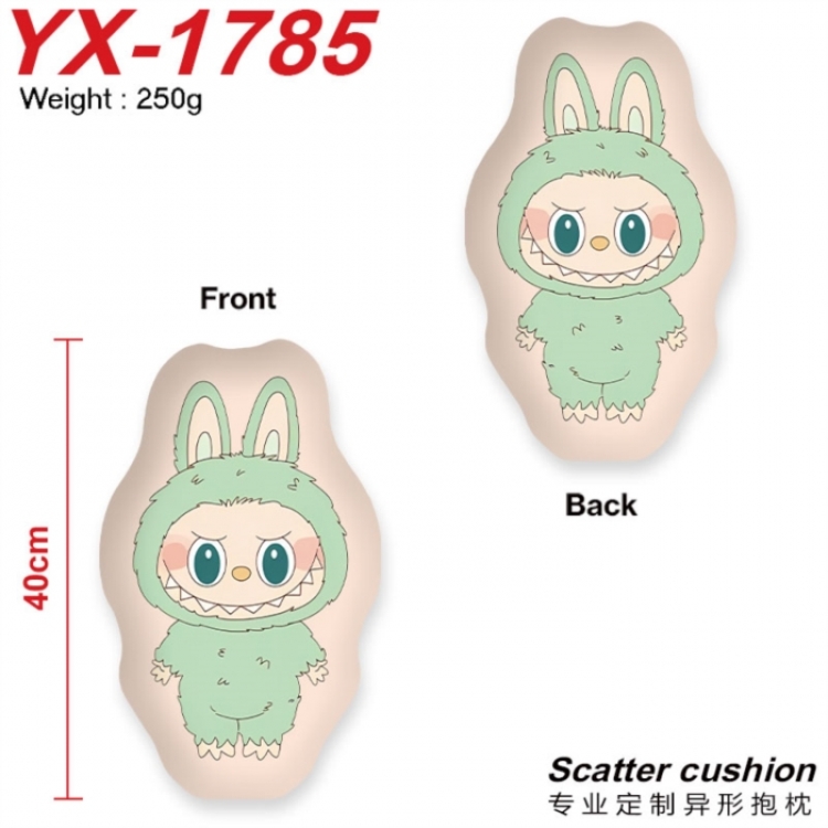 LABUBU Crystal plush shaped plush doll pillows and cushions 40CM