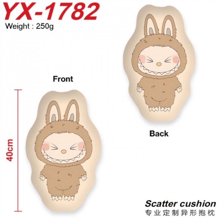 LABUBU Crystal plush shaped plush doll pillows and cushions 40CM